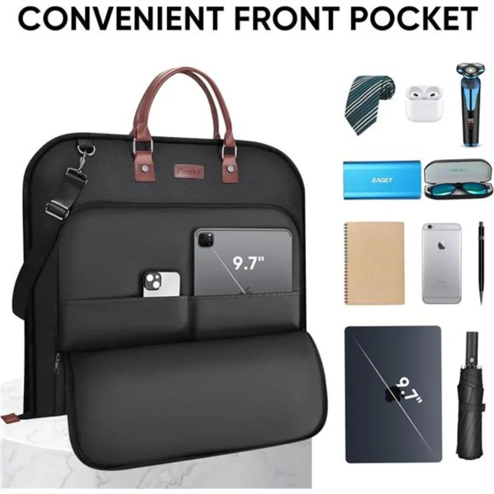 Travel Garment Bag, Travel Suit Bag for Men, 42'' Waterproof Carry